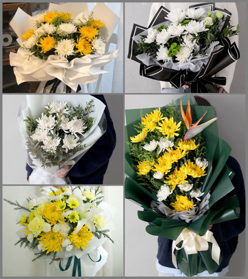 北京门头沟区雁翅镇高台村白事花束代送